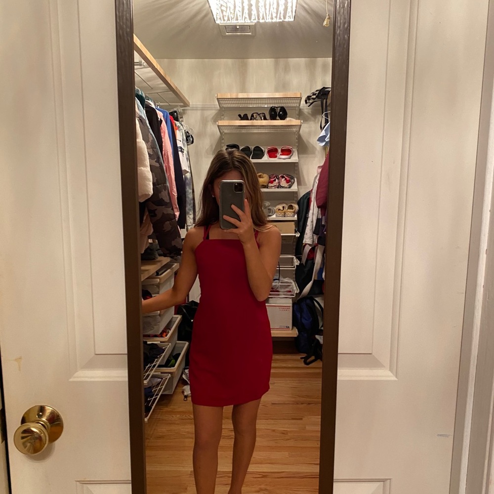 Red dress
